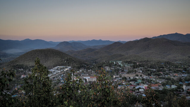 The Landscape Along Mae Hong Son Loop In Thailand