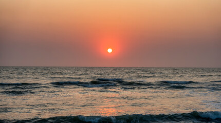 sunrise over the ocean