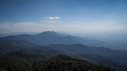 Fototapeta na wymiar The nature of Doi Inthanon National Park in Thailand