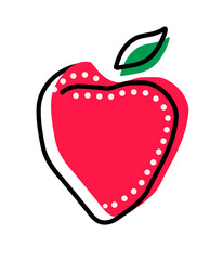 Strawberry modern illustration 