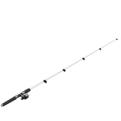 3d rendering illustration of a fishing rod