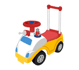 乗用玩具のイラスト	