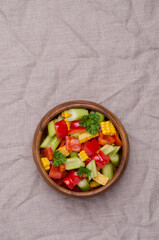 Salad fresh vegetables