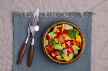 Salad fresh vegetables