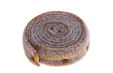 jelly spiral candy isolated