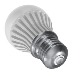3d rendering illustration of an LED light bulb lamp