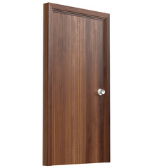 3d rendering illustration of a flush door with frame