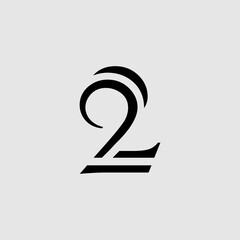 92 year number logo design.