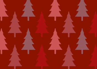 CHRISTMAS background digitally drawn illustration