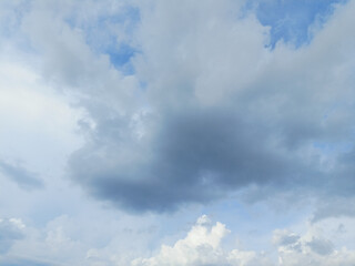 blue sky with clouds