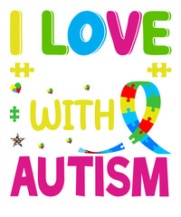 Autism t shirt design