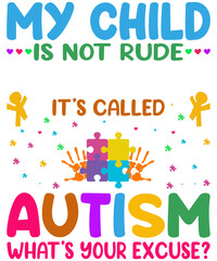 Autism t shirt design