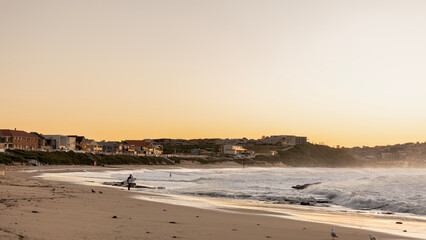 Surfers in the morning

