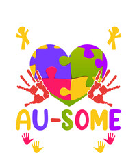 Autism t shirt design