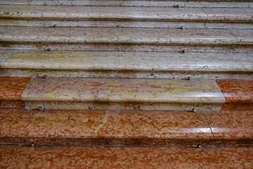 marble stairs 19th century, detail