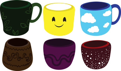 set of mugs
