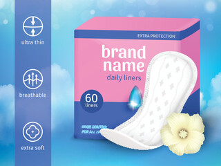 Feminine Hygiene Poster © Macrovector