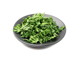 Dry Parsley Leaves Isolated
