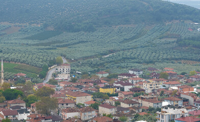 Fototapeta na wymiar panorama of the city of the city