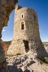 Fototapeta na wymiar Cembalo is a Genoese fortress in Balaklava Bay. Crimea