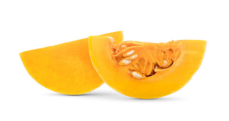 butternut squash slice  isolated on transparent png
