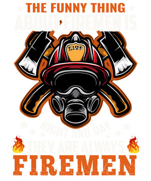 Firefighter t shirt design