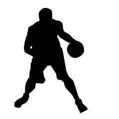 basketball, silhouette, sport, silhouettes, people, jumping, vector, sports, illustration, ball, player, action, run, athlete, men, jump, black