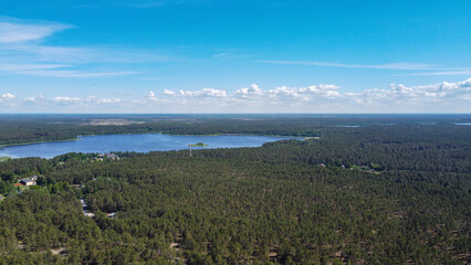 Baltic sea beach, Latvia, drone photo