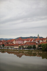 Fototapeta premium maribor slovenia, old city, bridge