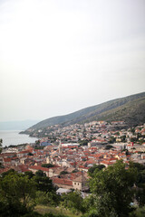 Obraz premium Old small city by the sea, Croatia