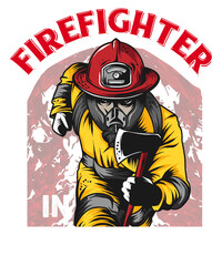 Firefighter t shirt design