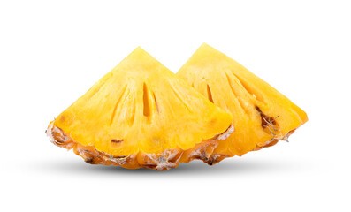 Pineapple slice isolated on transparent png
