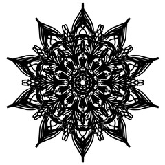 Template for laser cutting wall clock. Vector maket