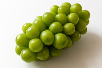 Shine Muscat on a white background