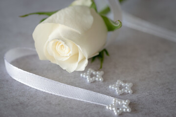 Romantic wedding still life