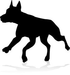 Dog Silhouette Pet Animal