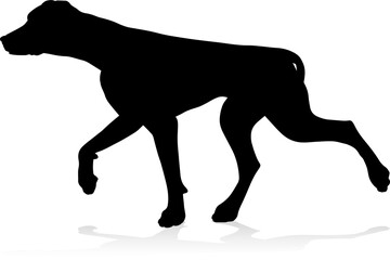 Dog Silhouette Pet Animal