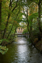 river in the park