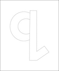 funny abc coloring page for kids