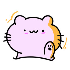 cat clipart cartoon vector