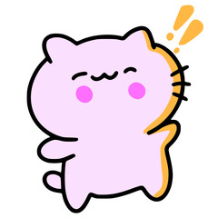 cat cute vector