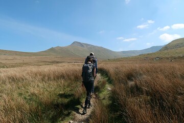 Scotland, Snowdonia. Hiking and climbing ridges through the wilderness during Spring time. Some days are sunny some days are rainy, but all of them are an adventure
