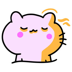 cat cute sticker