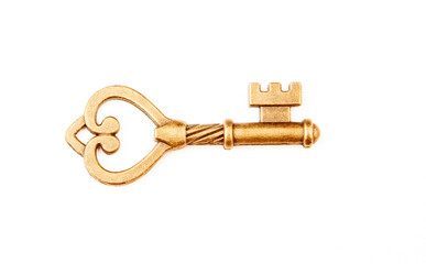 image of key white background 