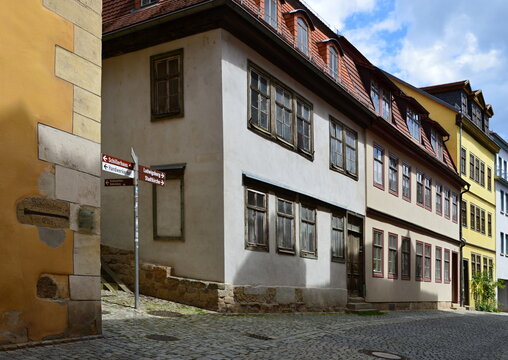 Historical Buildings in the Old Town of Rudolstadt, Thuringia