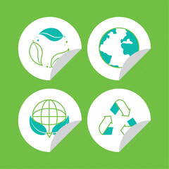 eco symbols icon set