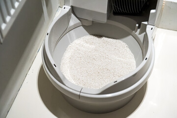 Automatic toilet for cats. Pet gadgets