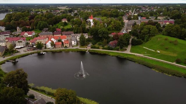 Talsi city of Latvia in the month of August