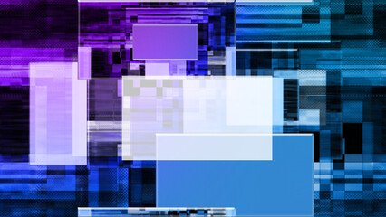 Abstract glitch art grid texture background image.