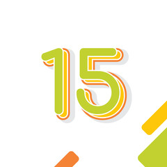 Youthful and Playful Number Style